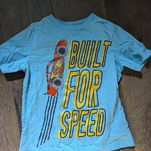 Blue Lightning McQueen 'Built for Speed' Graphic T-Shirt
